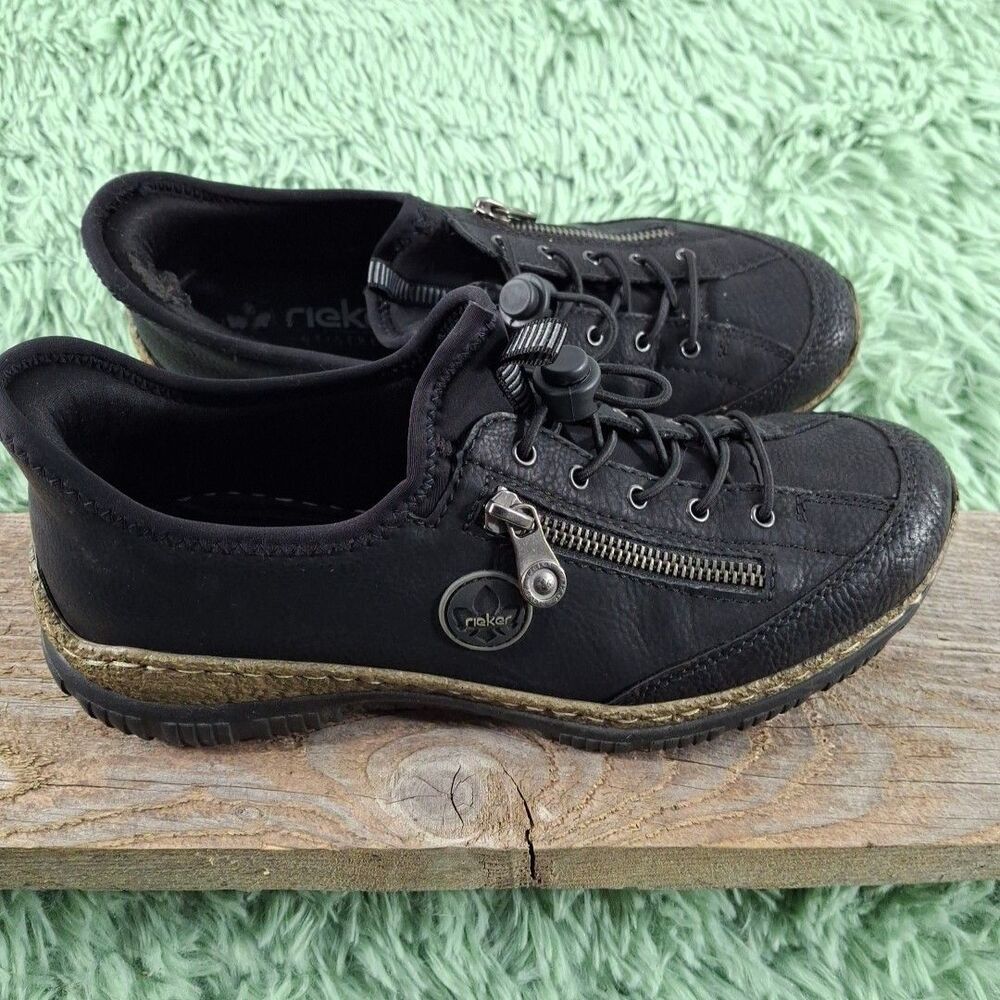 Rieker N3267 Nikita Slip On Womrns Size 8.5 Black